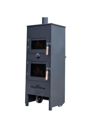 Pelletking pellet kachel outdoor XL met pizza oven