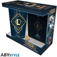 League of Legends - XXL Glass + Pin + Pocket Notebook Gift Set - thumbnail