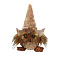 Deurstopper uil Hedwig bruin 21 cm | 12 stuks