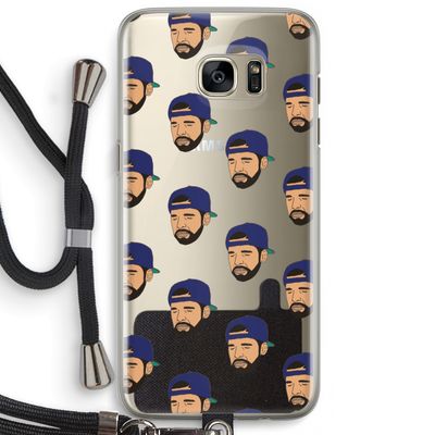 Drake Away: Samsung Galaxy S7 Edge Transparant Hoesje met koord