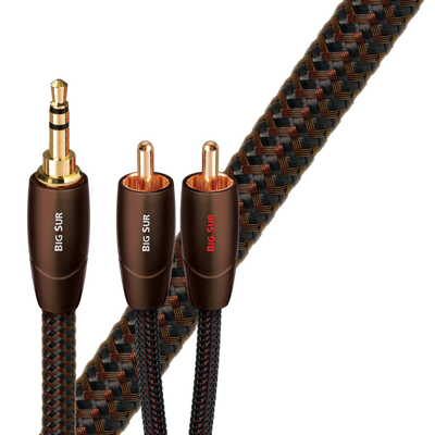 Audioquest Analoge Interconnect Big Sur - 3.5mm - 2x RCA - 8 meter