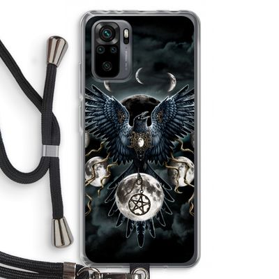 Sinister Wings: Xiaomi Redmi Note 10 Pro Transparant Hoesje met koord