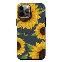Sunflower and bees: iPhone 12 Pro Tough Case