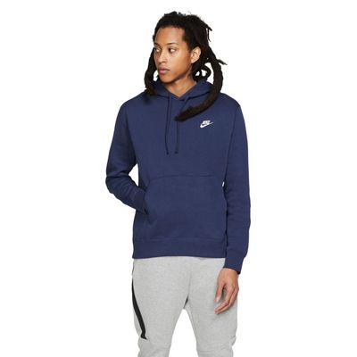 Nike Sportswear Club Fleece Hoodie Donkerblauw Wit