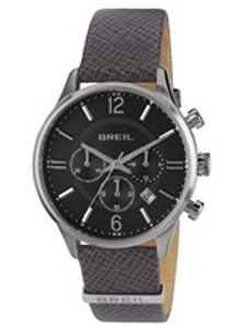 Horlogeband Breil TW1779 Leder Grijs 20mm