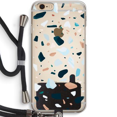 Terrazzo N°13: iPhone 6 / 6S Transparant Hoesje met koord