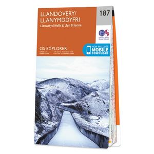 Wandelkaart - Topografische kaart 187 OS Explorer Map Llandovery | Ord