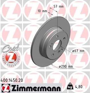 Remschijf Coat Z 400145020