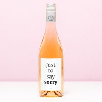 Wijnfles Just To Say Sorry - Rosé (Blush Rosé) Wijnfles Just To Say Sorry - Rosé (Blush Rosé)