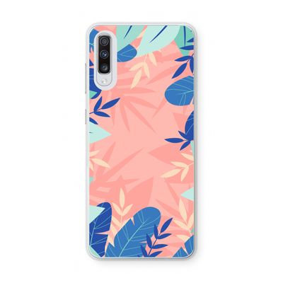 Tropisch: Samsung Galaxy A70 Transparant Hoesje