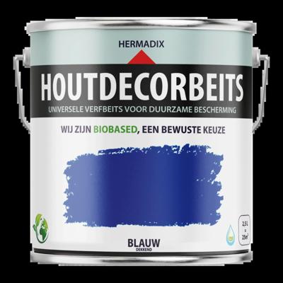 Hermadix Houtdecor Verfbeits - Blauw