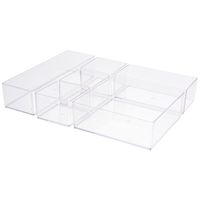 Make-up organizer voor in de la 6-vaks van 30 x 22,5 x 5 cm - thumbnail