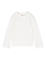 Elisabetta Franchi La Mia Bambina sweat en coton à logo brodé - Blanc