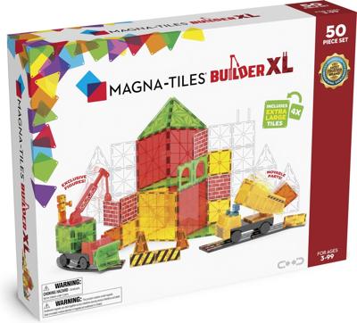 Magna-Tiles Builder XL 50 stuks - Geschikt vanaf 3 jaar - Multi
