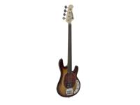 DIMAVERY MM-501 Electric Bass, fretless, tobacco