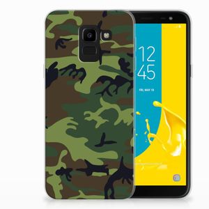 Samsung Galaxy J6 2018 TPU bumper Army Dark