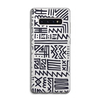 Marrakech print: Samsung Galaxy S10 4G Transparant Hoesje