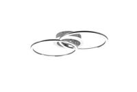 Trio Led plafondlamp Venida dimbaar 2-rings chroom R62783406