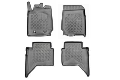 Rubbermatten passend voor Ford Ranger pick-up Double Cab 2012+ (incl. Facelift) 603143