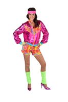 Disco Freak Outfit Dames Pink Premium