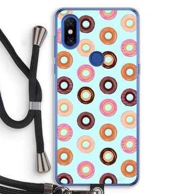 Donuts: Xiaomi Mi Mix 3 Transparant Hoesje met koord