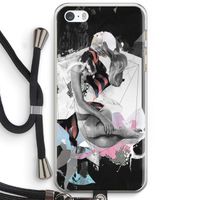Camouflage de sommeil: iPhone 5 / 5S / SE Transparant Hoesje met koord