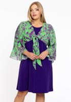Yoek Bolero plisse FIERCE | Groen | Maat 46/48 Yoek Bolero plisse FIERCE | Groen | Maat 46/48