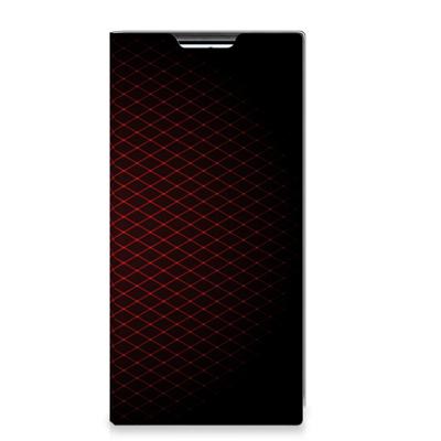Samsung Galaxy S22 Ultra | Hoesje met Magneet | Geruit Rood