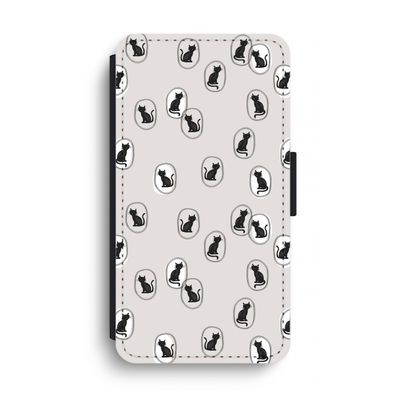 Miauw: iPhone XS Max Flip Hoesje