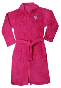 Roze kinderbadjas met rits-152