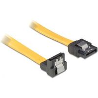 Delock 82482 SATA 3 Gb/s Kabel recht naar beneden haaks 70cm geel - thumbnail