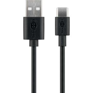 goobay USB-C 2.0 oplaad- en synchronisatiekabel kabel 10cm