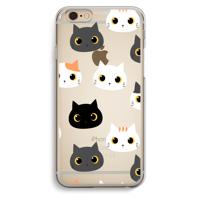 Katten: iPhone 6 / 6S Transparant Hoesje