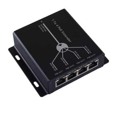 4 kanaals IP Camera POE Extender 1 in 4 uitvoer