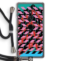 Skew Blush 2: Sony Xperia XZ2 Transparant Hoesje met koord