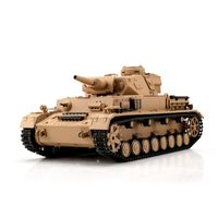 Torro 1/16 RC Tank Panzer IV Ausf. F1 sand BB+IR (Metal Tracks) - thumbnail