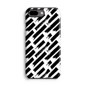 Zwarte vegen: iPhone 8 Plus Tough Case