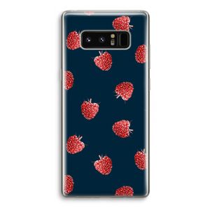 Framboosjes: Samsung Galaxy Note 8 Transparant Hoesje