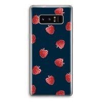 Framboosjes: Samsung Galaxy Note 8 Transparant Hoesje