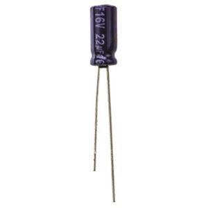 Panasonic ECA-1CM220 Elektrolytische condensator Radiaal bedraad 2 mm 22 µF 16 V 20 % (Ø) 5 mm 1 stuk(s)