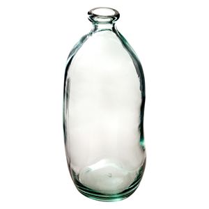 Atmosphera bloemenvaas Organische fles vorm - helder transparant - glas - H72 x D34 cm