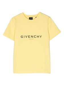 Givenchy Kids t-shirt à logo 4G imprimé - Jaune