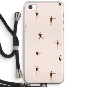 Dancing #1: iPhone 5 / 5S / SE Transparant Hoesje met koord