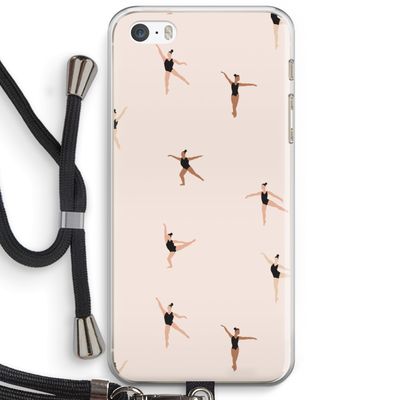 Dancing #1: iPhone 5 / 5S / SE Transparant Hoesje met koord
