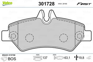 Valeo Remblokset 301728