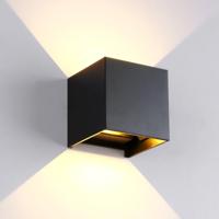 6W licht vorm verstelbare aluminium shell COB LED Wall Light IP65 waterdichte kubieke vorm outdoor en indoor decoratief licht voor woonkamer slaapka