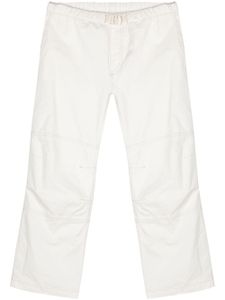 MM6 Maison Margiela pantalon court à broderies - Blanc