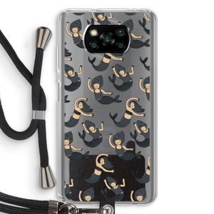 Zeemeermin: Xiaomi Poco X3 Pro Transparant Hoesje met koord
