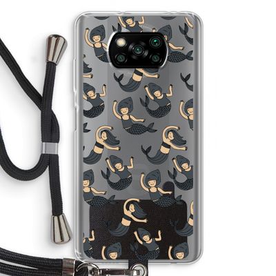 Zeemeermin: Xiaomi Poco X3 Pro Transparant Hoesje met koord