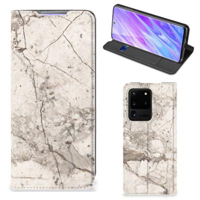 Samsung Galaxy S20 Ultra | Standcase | Marmer Beige